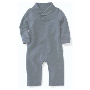 Fleece-Lined Shawl-Collar Jumpsuit Playwear, NEW